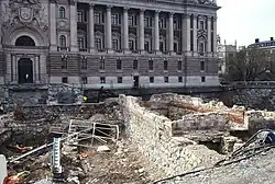 Le site de fouilles archéologiques Riksgropen .