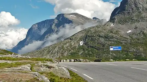 La route 63 à la frontière avec la municipalité de Rauma.