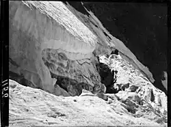 Rimaye du glacier du Gélas (Alpes-Maritimes), 13 août 1898.