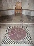 Pavement de l'abside