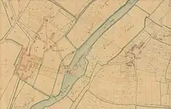 Extrait d'une carte ancienne.