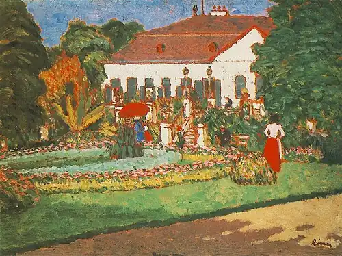 Le manoir de Körtvélyes (vers 1907)