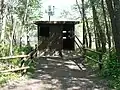 Cabane d'observation du lac, côté est.
