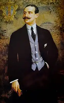 Portrait du marquis Frascaroli Calvino, 1914.