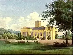 Manoir de Glietz (Brandebourg) en 1865