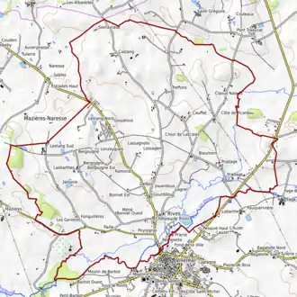 Carte topographique.