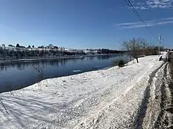 Rang Nord, rivière en eaux libres