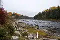 Rivière Chaudière près des rapides du Diable.