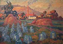 1921, Le Jardin maraicher, huile sur toile, 74&nbsp;×&nbsp;100&nbsp;cm, Musée des beaux-arts de Rouen