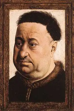 Robert Campin : Portrait d'un homme gros.