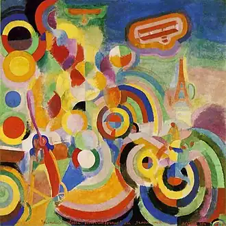 Robert Delaunay, Hommage à Blériot (1914)