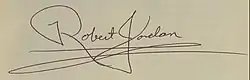 Signature de Robert Jordan