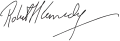 Signature de Robert Francis Kennedy
