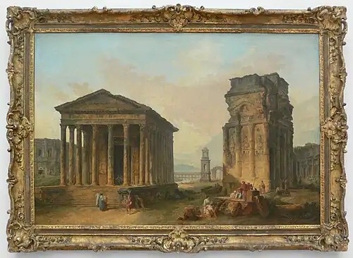 Hubert Robert : Les Ruines de Nîmes, Orange et Saint-Rémy-de-Provence