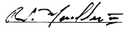 signature de Robert Mueller