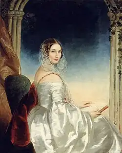 Portrait de la comtesse Olga Orlova-Davydova, née princesse Bariatinskaïa (1814-1876), musée d'art Radichtchev, Saratov.