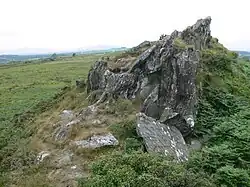 Le Roc'h Trevezel, un des sommets des Monts d'Arrée.