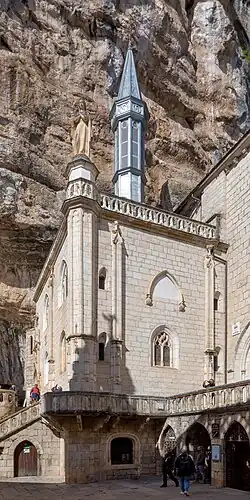 La chapelle Notre-Dame, l'un des édifices reconstruits au XIXe&nbsp;siècle.