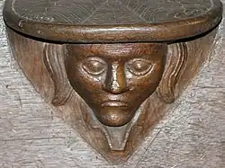 Église Notre-Dame-de-la-Tronchaye : miséricorde.