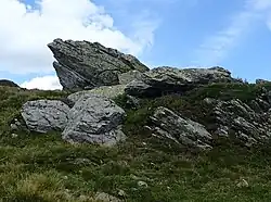 Photographie d'un rocher de granit