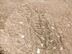 Roche gravée du Petit Carbet, Trois-Rivières.