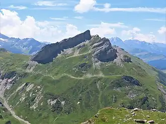 Les roches Merles depuis le rocher du Bonhomme au nord-est.