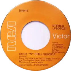 Description de l'image Rock 'n' Roll Suicide by David Bowie UK vinyl single.png.