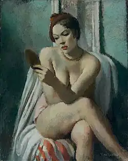 Nu assis avec miroir, 1920