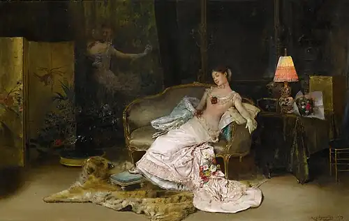 Rêverie pendant le bal, Rogelio de Egusquiza, 1879