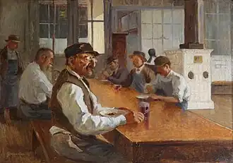 Roger-François Picquefeu, Les vieux - Hospice de Remiremont