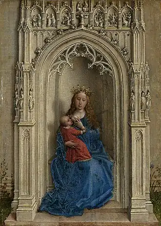 La Sainte Vierge avec l'Enfant Jésus, v. 1433, Museo Thyssen-Bornemisza.