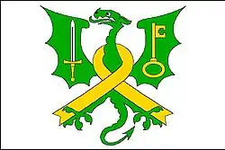 Drapeau de Rohovládova Bělá