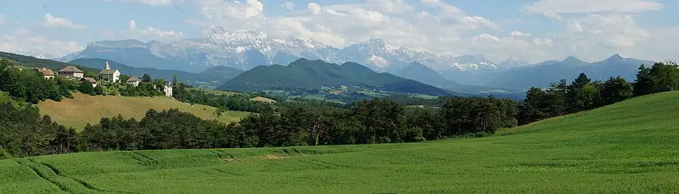 Roissard vu depuis le hameau de l'Homme.