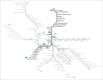 Voir la carte de la ligne.