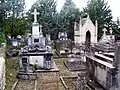 Vue des tombes (oct.&nbsp;2012)