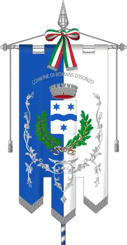 Drapeau de Romans d'Isonzo