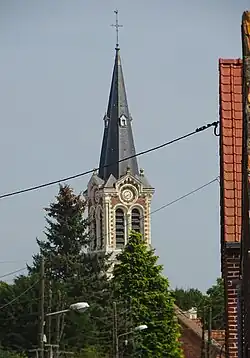 Le clocher de l'église Saint-Remy.