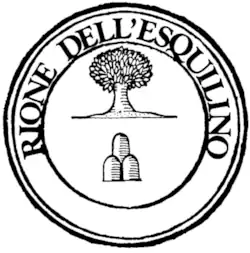 Blason du rione de l'Esquilin.