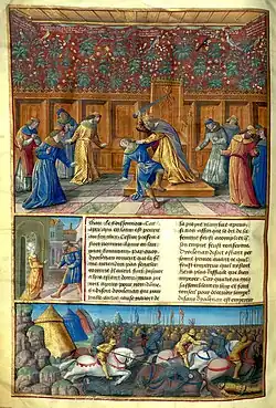 f376v.- Dioclétien tue Aper.