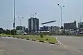 Rond-point de Bonanjo à Douala au Cameroun