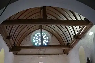 La nef et la rosace.