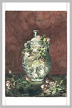 Roses négligemment jetées sur un vase (Paris, musée du Louvre)