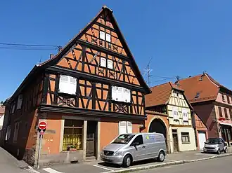 Maison de boulanger (XVIe-XVIIe),31 rue du Général-de-Gaulle.