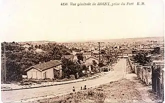 Vue général de Rosny - Rue du Quatrième-Zouaves