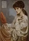 Maria Theresa Zambaco, Dante Gabriel Rossetti, 1870, Pastel sur papier, 100 x 72 cm, Clemens-Sels