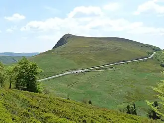 La route de Crêtes à proximité du Rothenbachkopf
