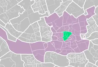 Localisation de Rotterdam-Centre