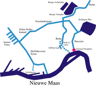 cours d'eau de Rotterdam.