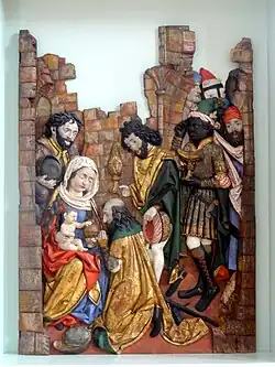 Adoration des mages début 16e