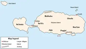 Carte détaillée de l’archipel